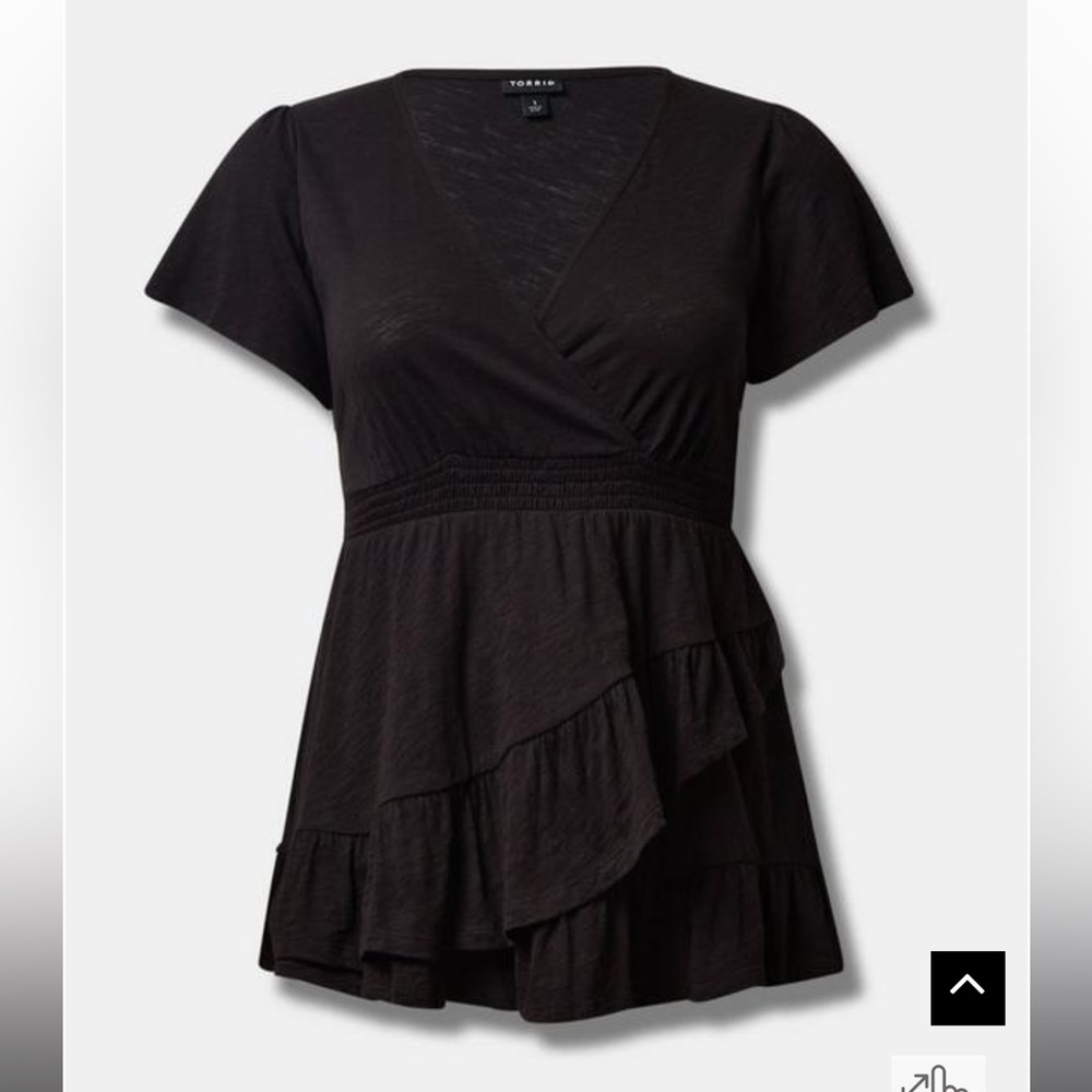 Torrid Cotton Wrap Top NWT